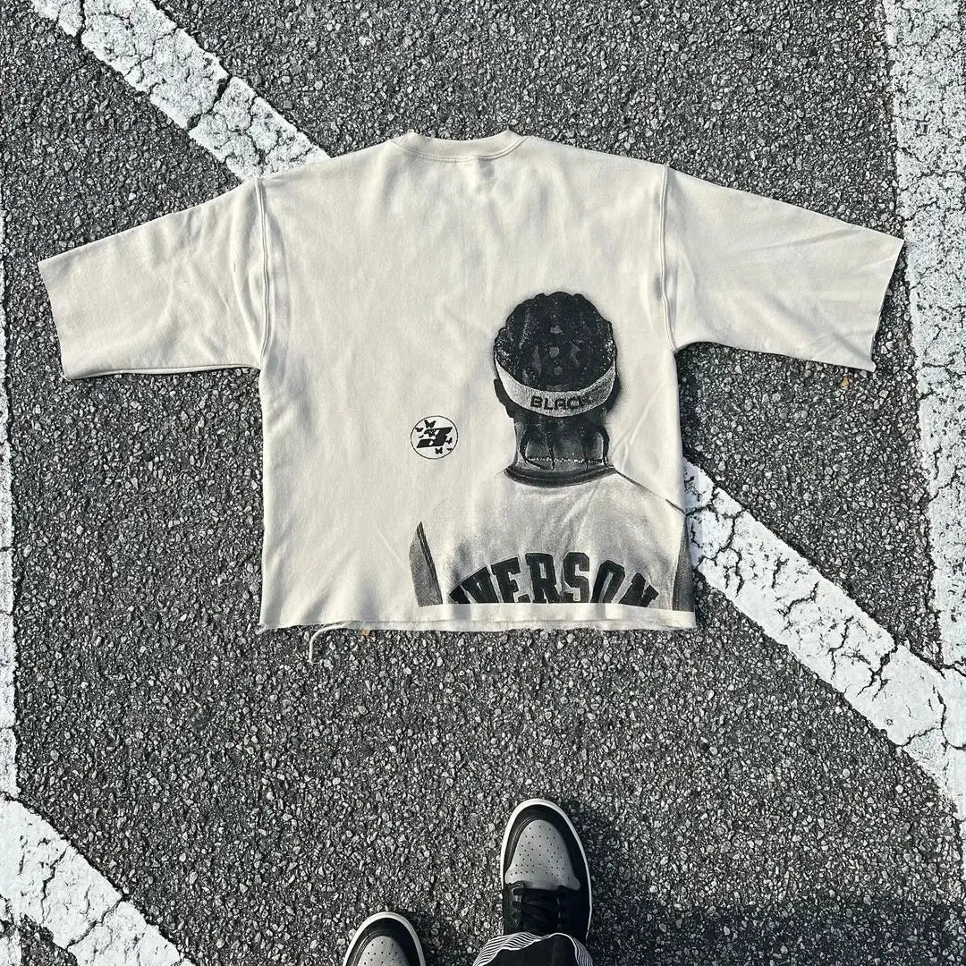 Pluto Allen Iverson Oversized Homage T-Shirt Pluto Clo uk | Official Website