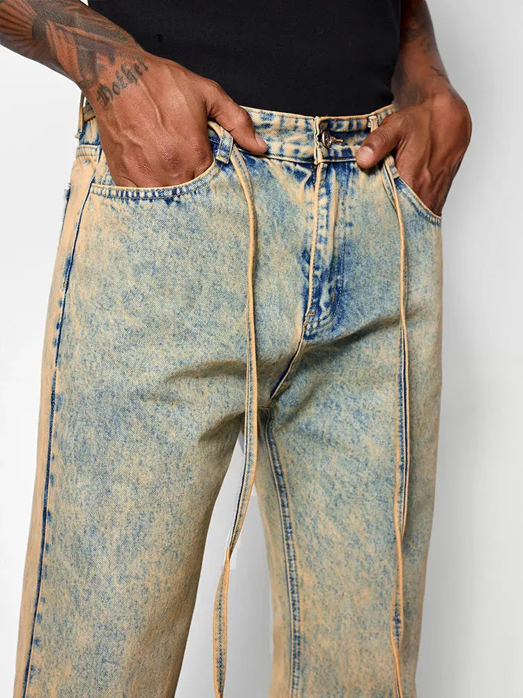 Pluto Sandy Junkyard Flare Jeans Pluto Clo uk | Official Website