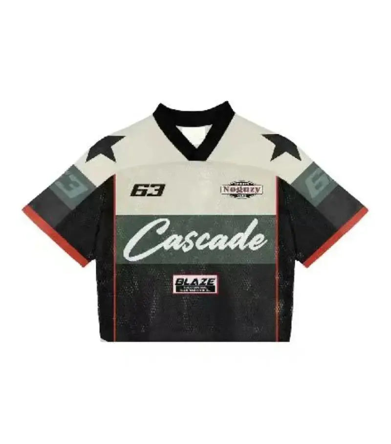 Pluto Drift Cascade Oversized Jersey T-Shirt Pluto Clo uk | Official Website