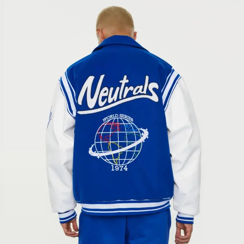 Hip Hop Baseball Jacket Men Streetwear Retro PU Sleeve Leather  Embroidery Coats Mens Harajuku Neutrals Blue Varsity Bomber Coat Pluto Clo uk | Official Website