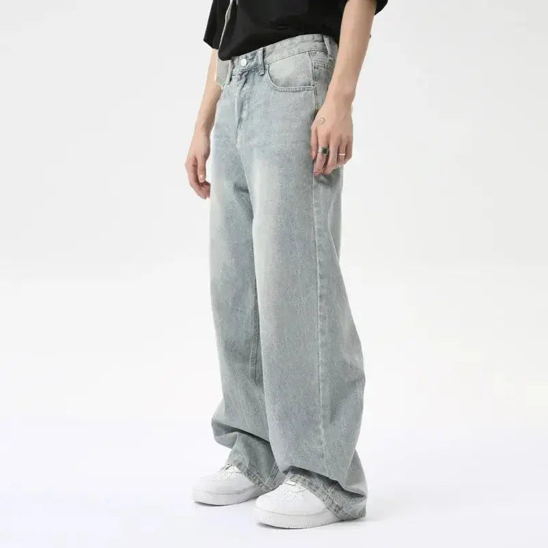 Pluto Light Blue Straight Jeans Pluto Clo uk | Official Website