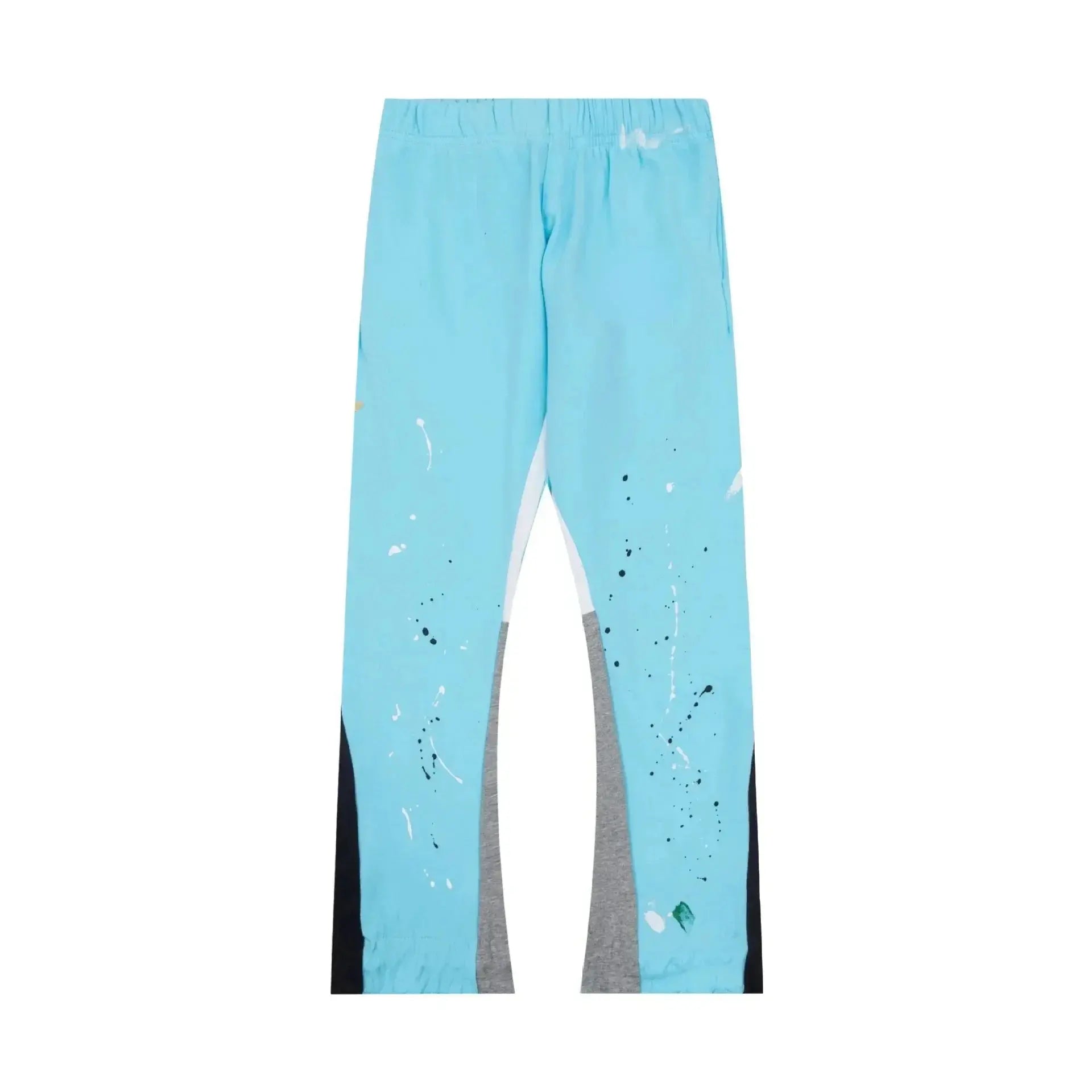 Pluto Retro Tie Dye Graffiti panel Flared Joggers Pluto Clo uk | Official Website