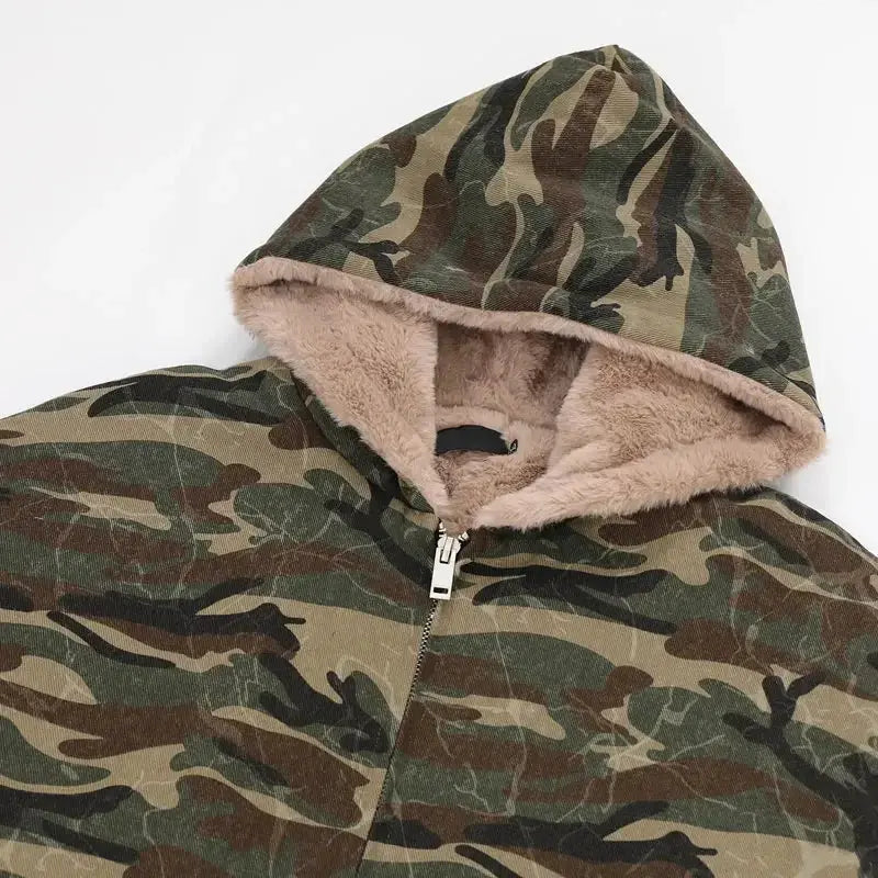 Pluto Fleece Special Force Comfy Camo Zip up Hoodie Pluto Clo uk | Official Website