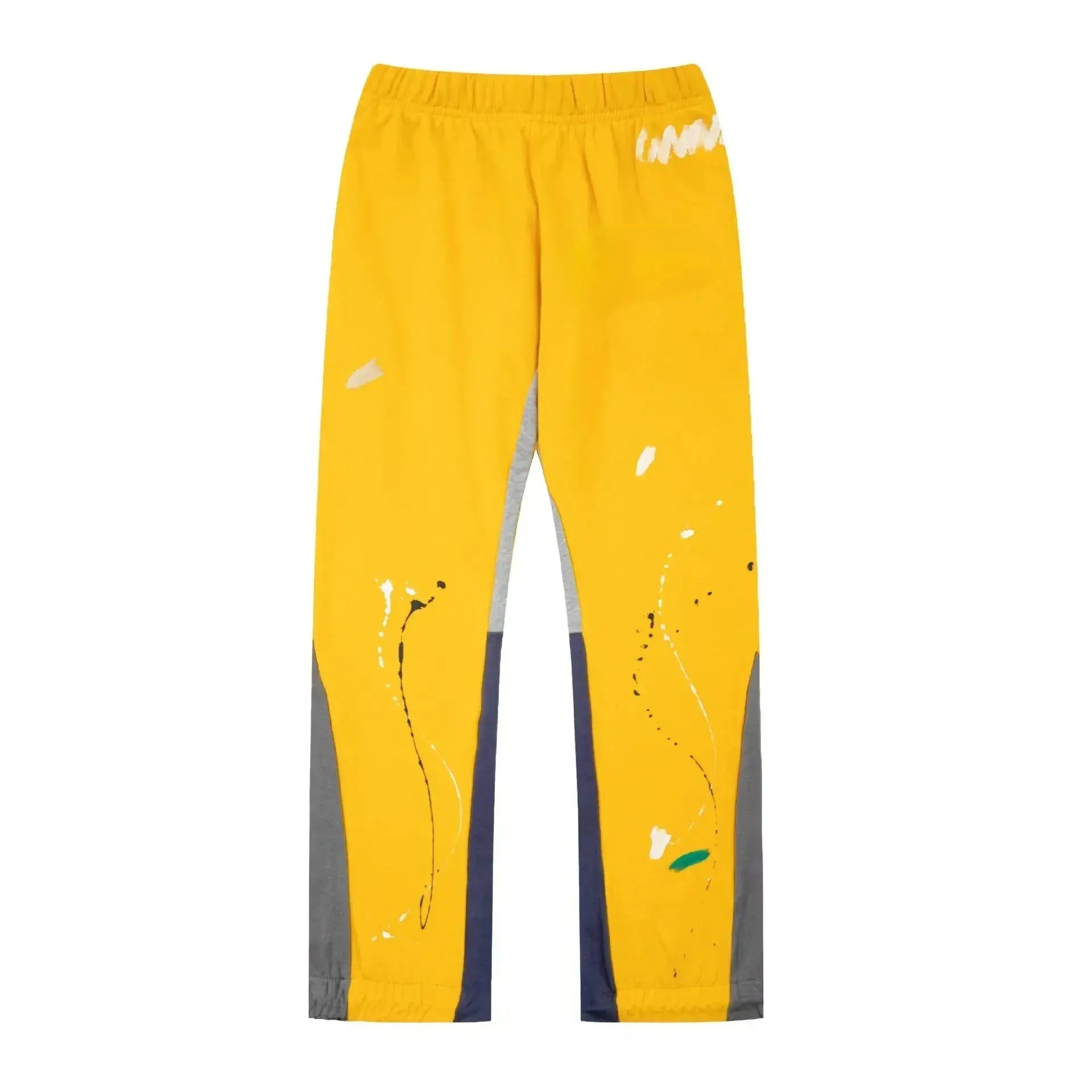 Pluto Retro Tie Dye Graffiti panel Flared Joggers Pluto Clo uk | Official Website