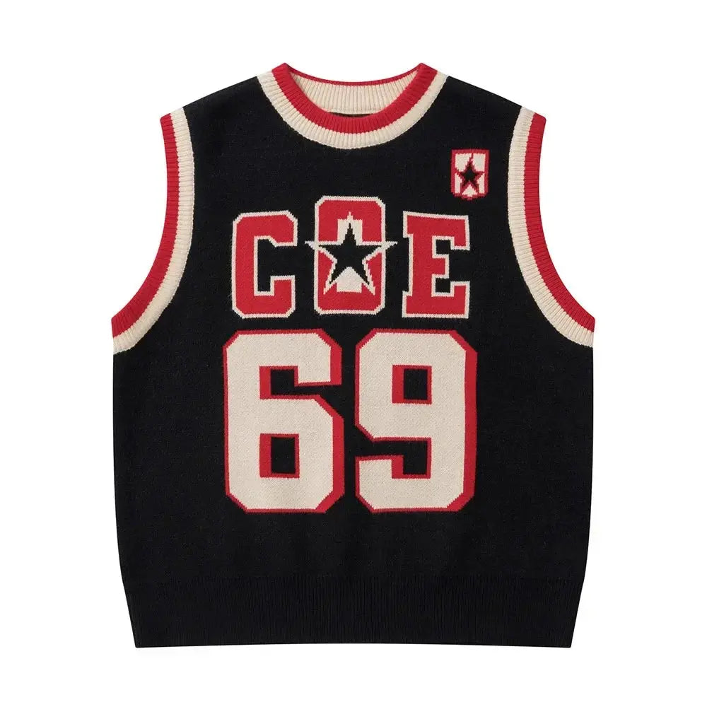 Pluto Team Choize Red Knitted Vest Jersey Pluto Clo uk | Official Website