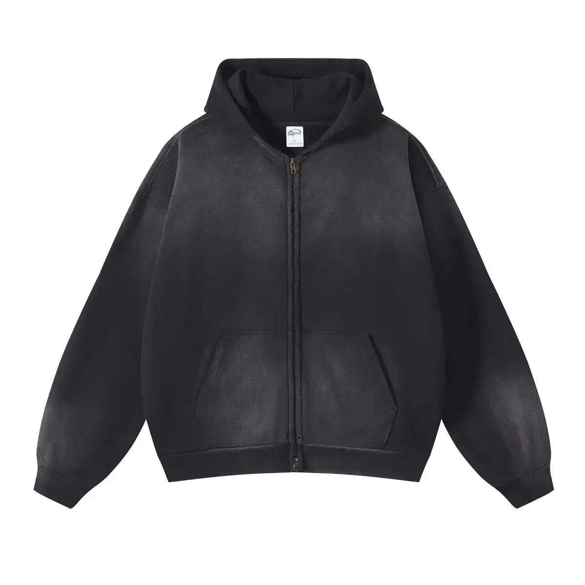 Pluto Obsidian Washed Cordial Zip-up hoodie Pluto Clo uk | Official Website