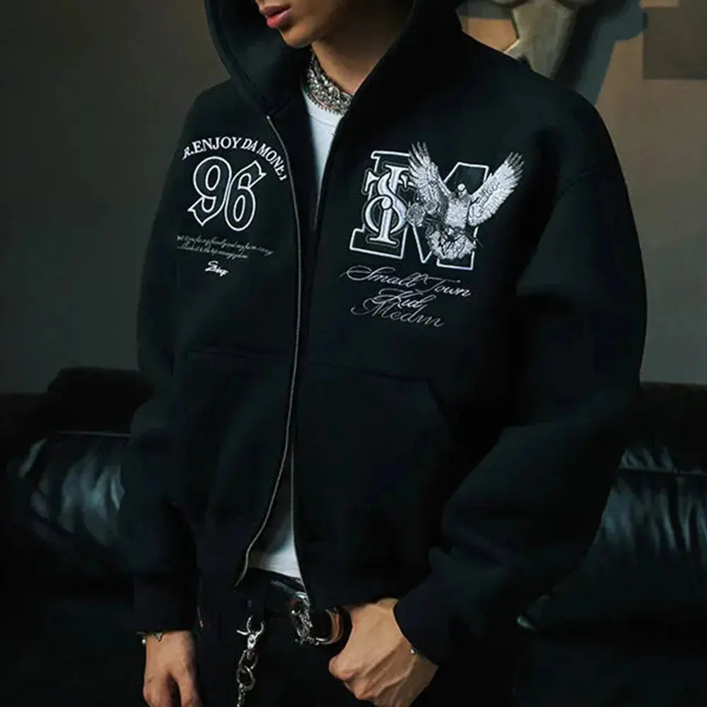 Pluto Archangel zip up Mens Hoodie Pluto Clo uk | Official Website