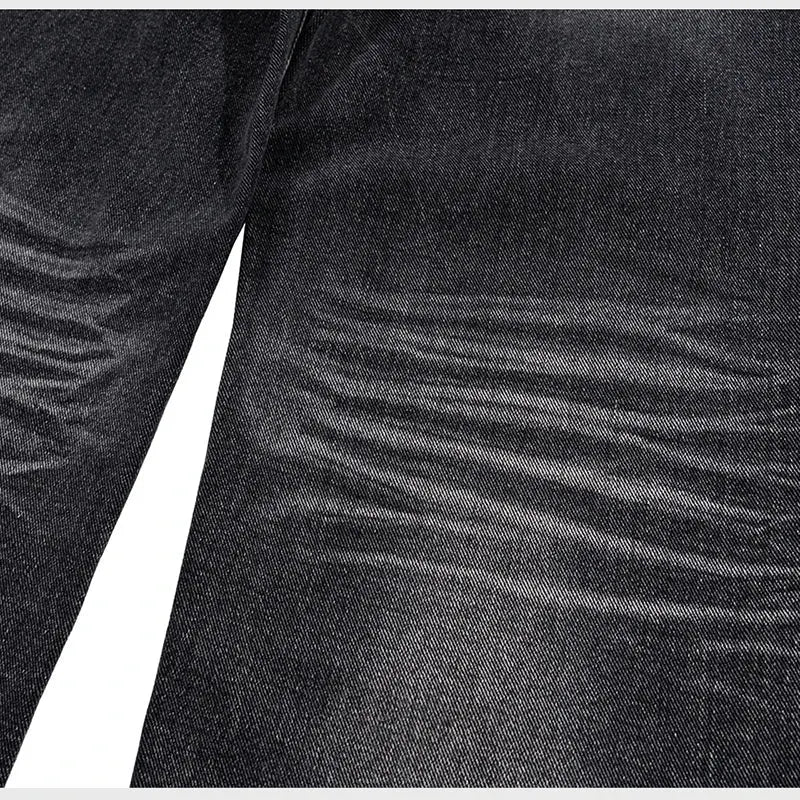 Pluto Simple High End Texture Blue Mens Straight Jeans Pluto Clo uk | Official Website