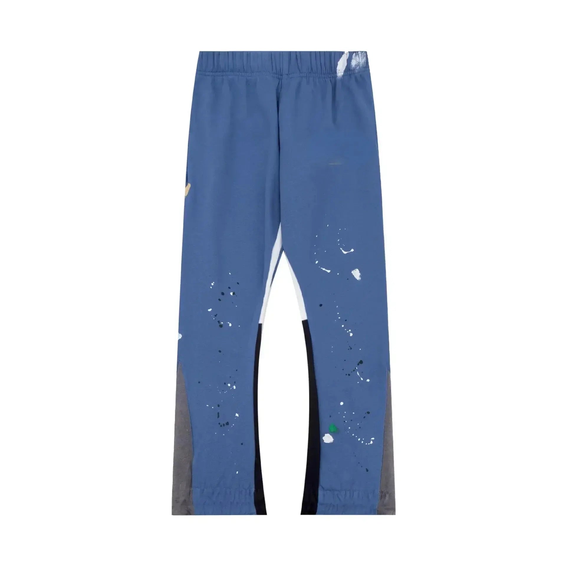 Pluto Retro Tie Dye Graffiti panel Flared Joggers Pluto Clo uk | Official Website