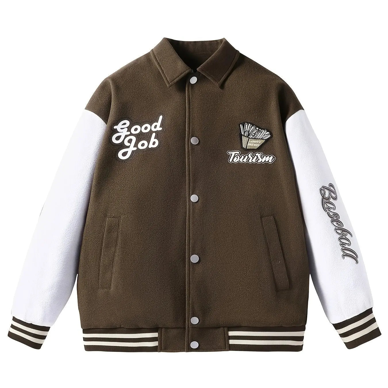 Pluto Chill Guy Varsity Baseball Jacket Pluto Clo uk | Official Website